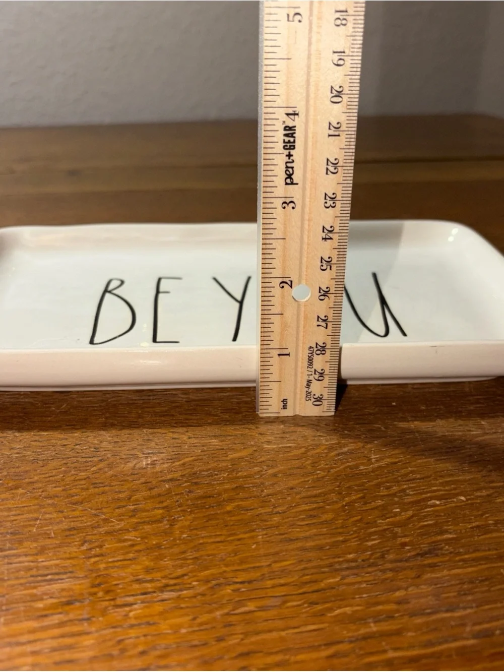Rae Dunn by Magenta (Be You)  9 1/2” X 5” Ceramic Serving Tray  Rectangle